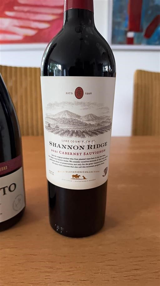 Kaliforniska AVA Red Hills Lake County Shannon Ridge High Elevation Collection 2021