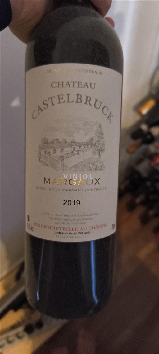 Bordeaux Margaux Château Castelbruck 2019