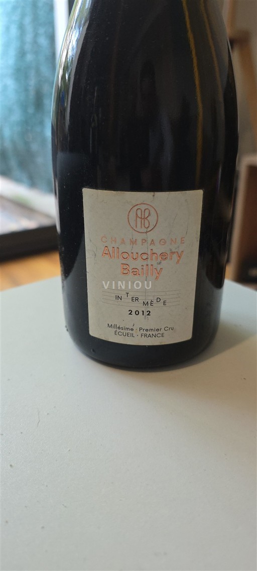 Champagne Champagner Allouchery Bailly Intermède 2012