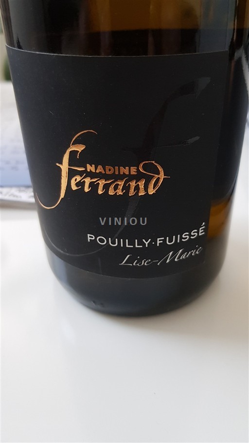 Bourgogne Pouilly-fuissé Nadine Ferrand Lise-Marie Non Millésimé