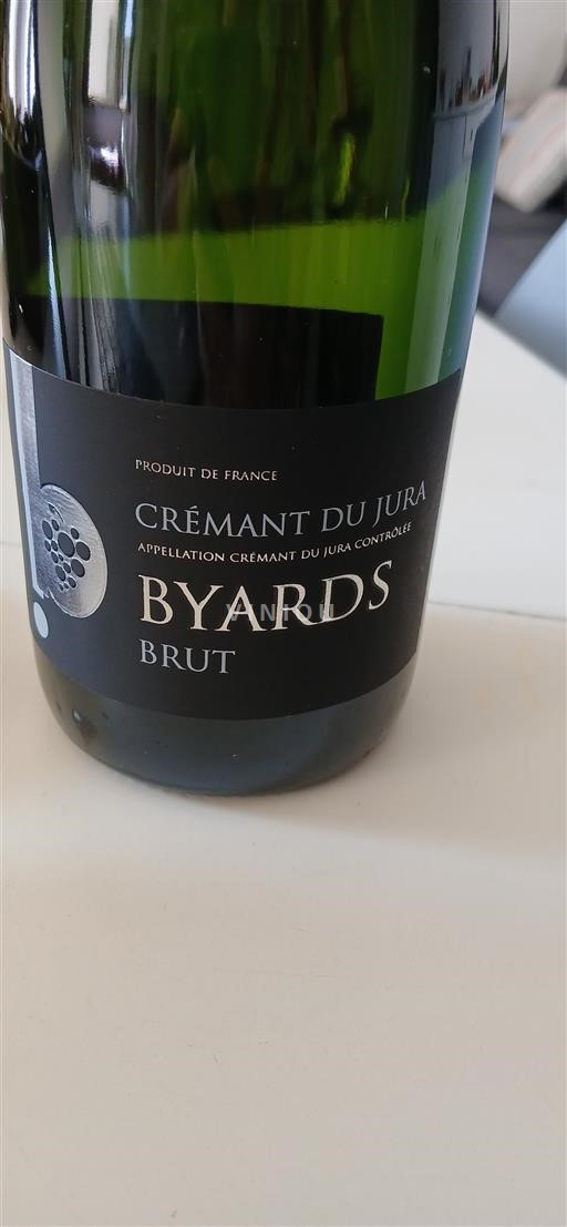 Jura Crémant du Jura Byards Icke årgångsbetecknad