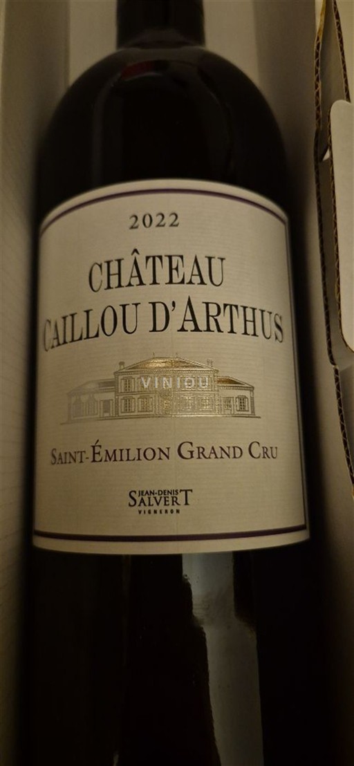 Bordeaux Saint-Émilion Grand Cru Château Caillou Arthus 2022