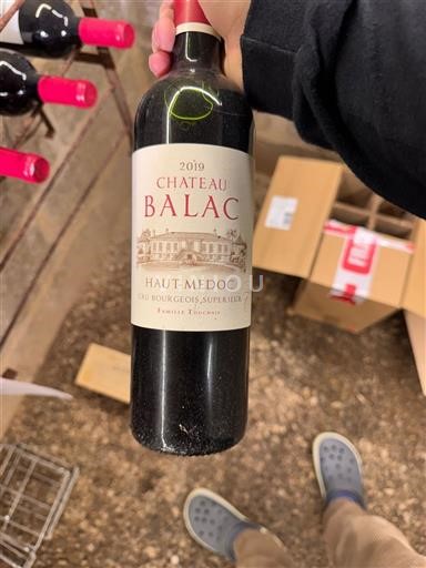 Bordeaux Haut-Médoc Cru Bourgeois Supérieur Château Balac 2019