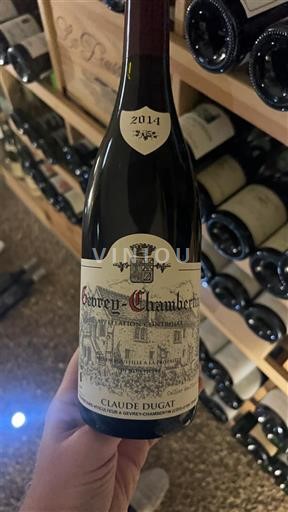 Bourgogne Gevrey-chambertin Claude Dugat 2014