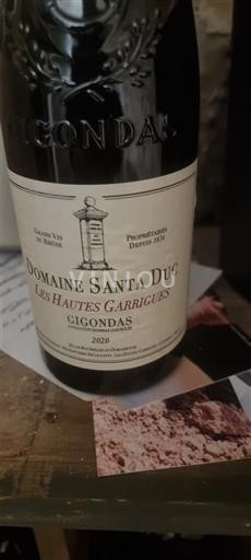 Rona dolina Gigondas Domaine Santa Duc Les Hautes Garrigues 2020