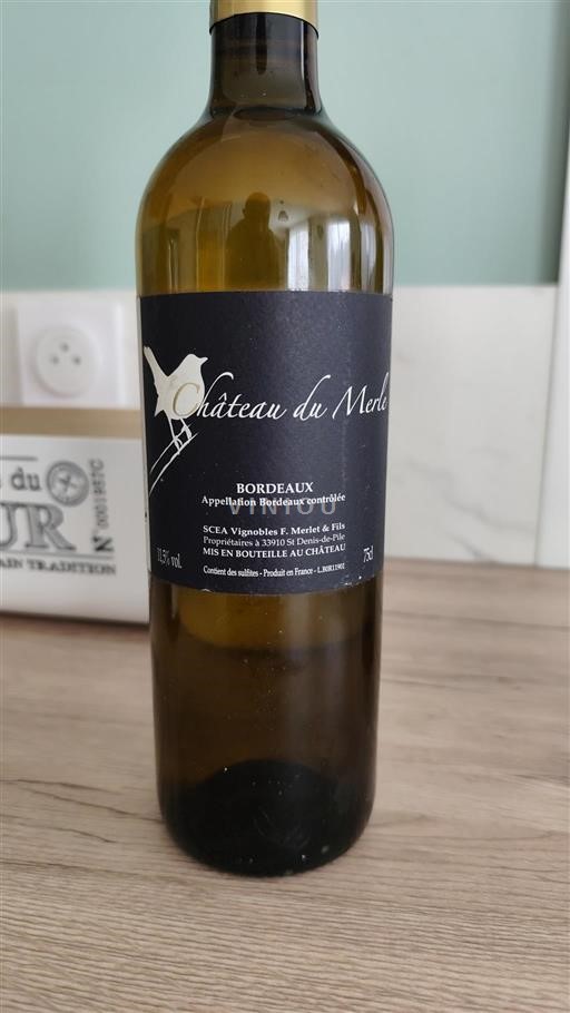 Burdeos Bordeaux Château Merle Sin añada