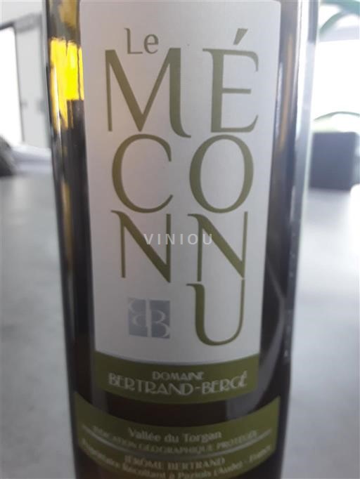 Languedoc Määrittelemätön Domaine Bertrand-Bergé Le Méconnu 2022