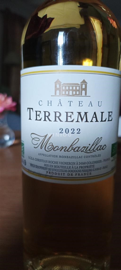 Sudoeste Monbazillac Château Terremale 2022
