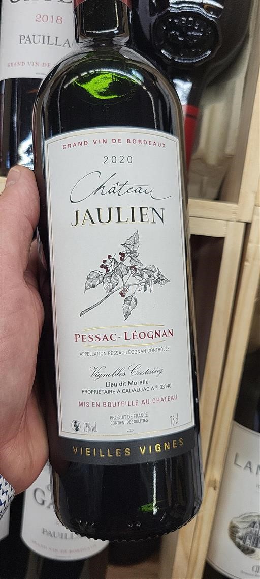 Burdeos Pessac-Léognan Château Jaulien Vieilles Vignes 2020