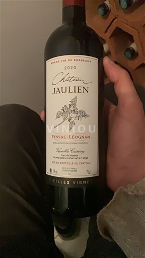 Bordeaux Pessac-Léognan Château Jaulien Vieilles Vignes 2020