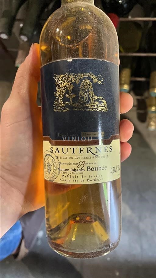 Bordeaux Sauternes Maison Johanès Boubée Non-Vintage