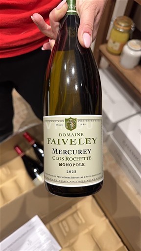 Bourgogne Mercurey Domaine Faiveley Clos Rochette Monopole 2022