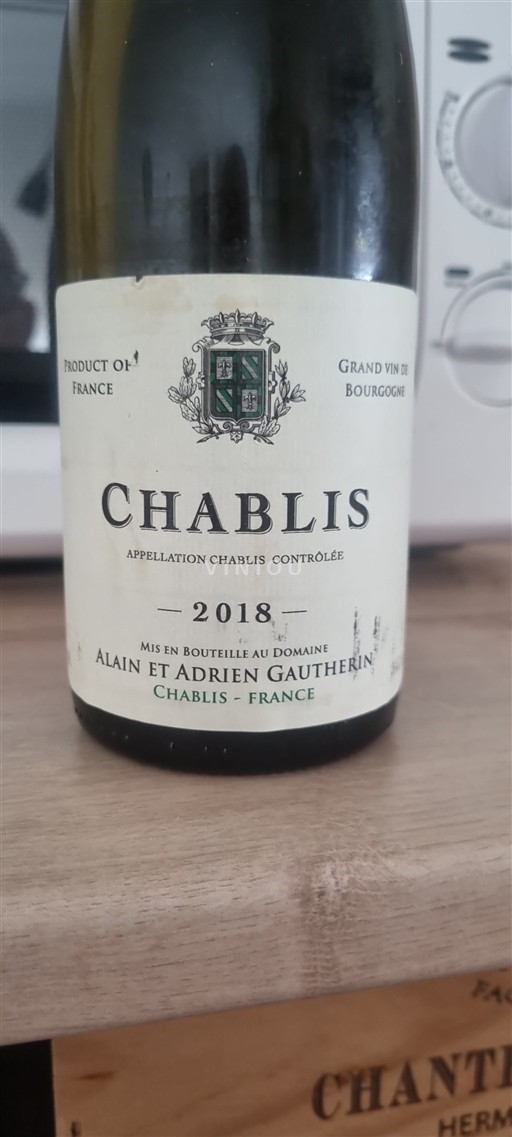Borgoña Chablis Alain et Adrien Gautherin 2018