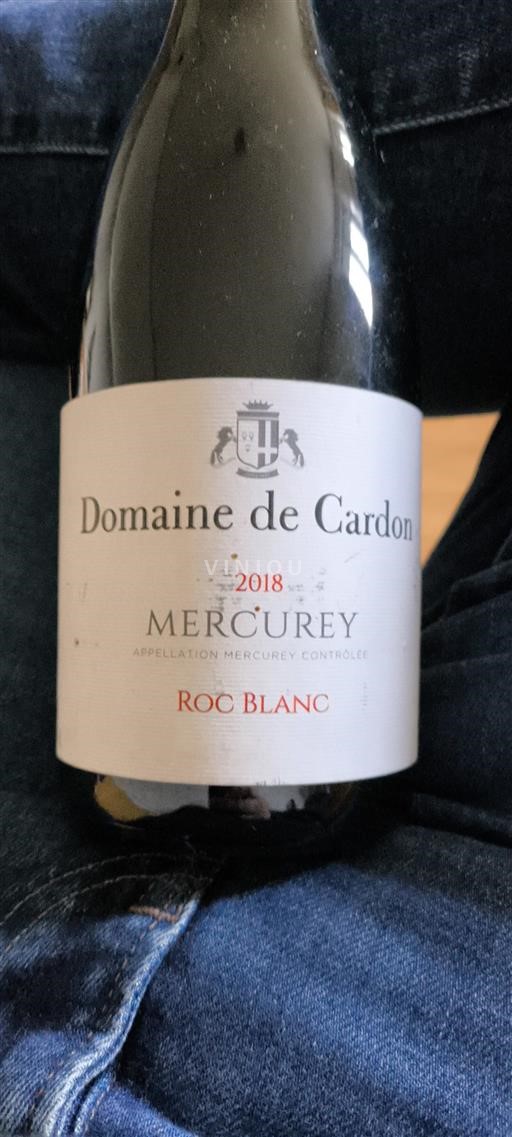 Burgundija Mercurey Domaine Cardon Roc Blanc 2018