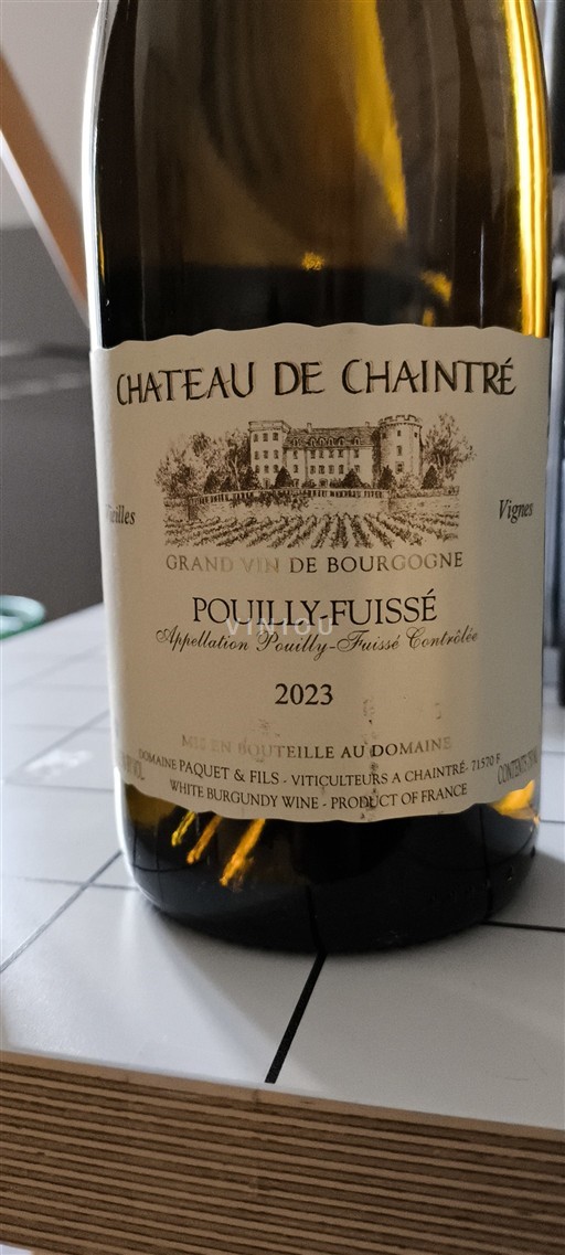 Bourgogne Pouilly-fuissé Château Chaintré 2023