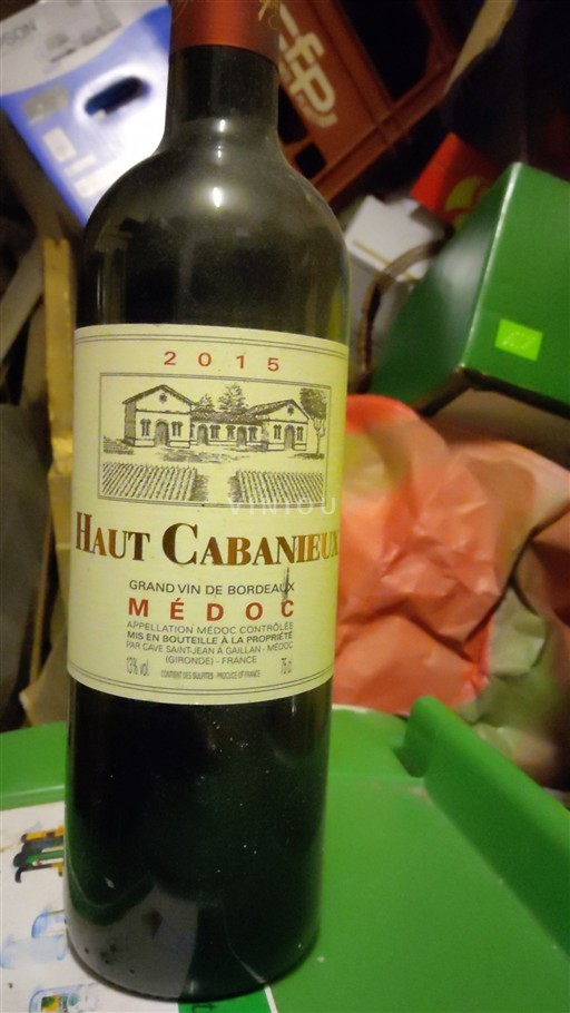 Bordeaux Médoc Haut Cabanieux 2015
