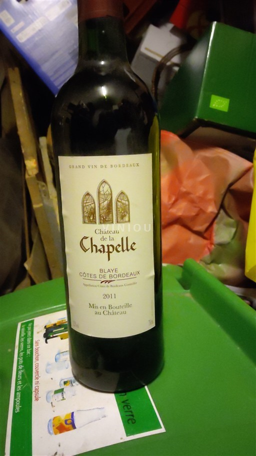 Burdeos Blaye-Côtes de Burdeos Château La Chapelle 2011