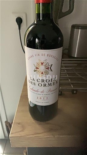 Burdeos Lalande-de-Pomerol La Croix des Ormes 2012