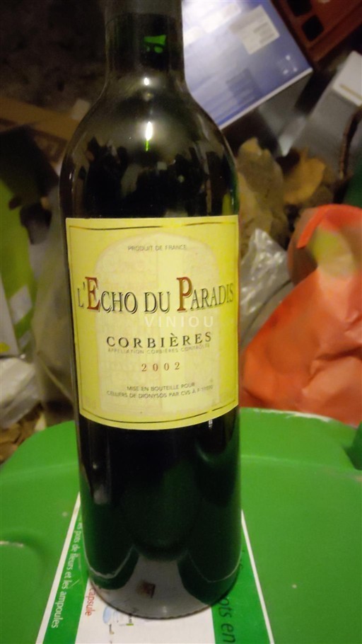 Langvedok Corbières L'Echo du Paradis 2002
