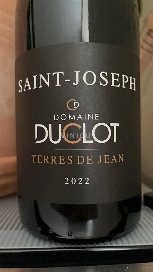 Valle del Rodano Saint-Joseph Domaine Duclot Terres de Jean 2022