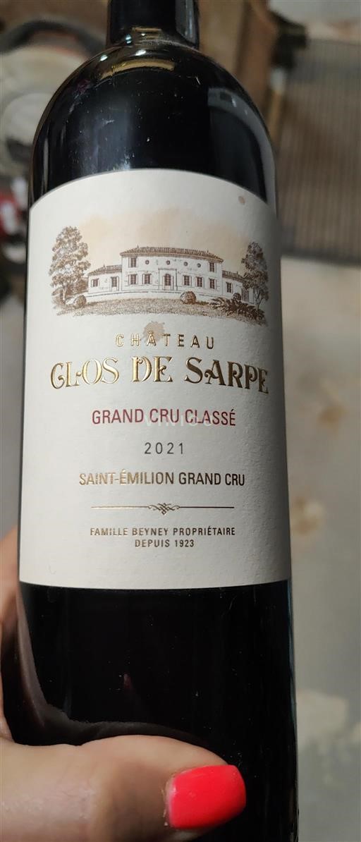 Bordeaux Saint-Émilion Grand Cru Grand Cru Classé Château Clos de Sarpe 2021