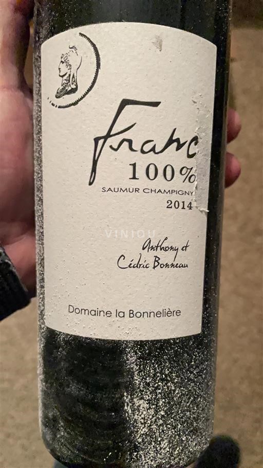 Loiretal Saumur-Champigny Domaine La Bonnelière Franc 2014
