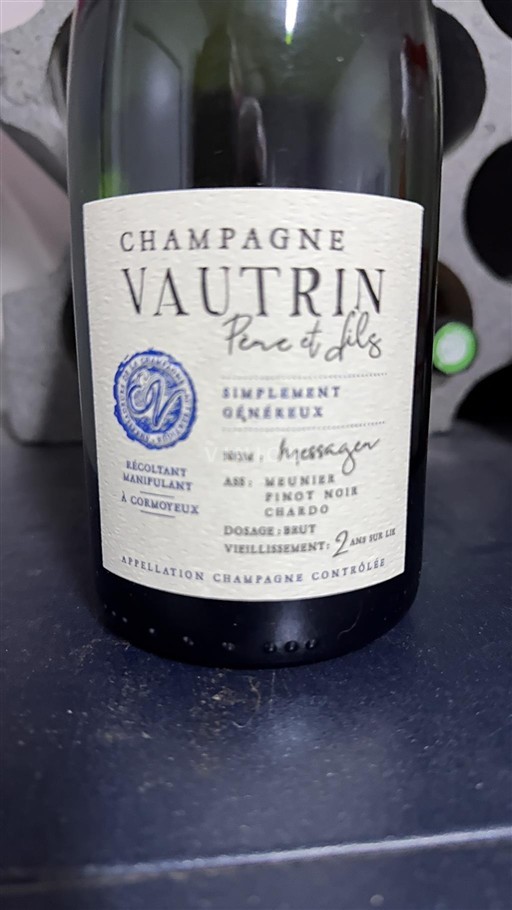 Champagne Vautrin Père et Fils Messager Senza annata