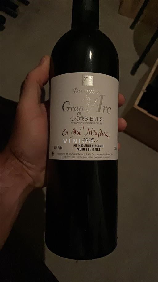 Languedoc Corbières Domaine Grand Arc En Sol Majeur 2015