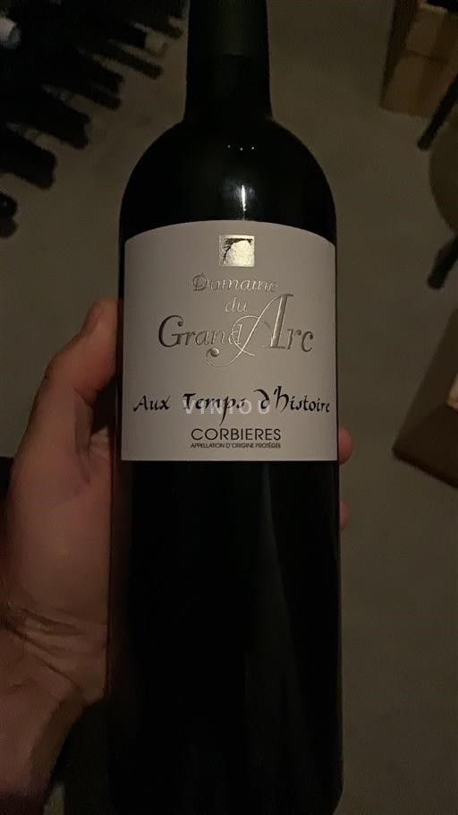 Languedoc Corbières Domaine Grand Arc Aux Temps d'Histoire 2016