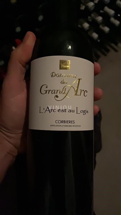 Languedoc Corbières Domaine Grand Arc L'Arc est au Logis 2015