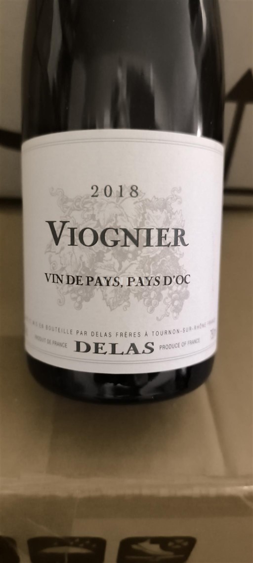 Languedoc-Roussillon Pays d'Oc Delas Viognier 2018
