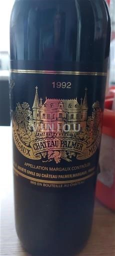 Burdeos Margaux Grand Cru Château Palmer 1992