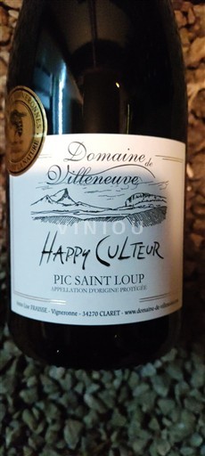 Languedoc Pic-saint-loup Domaine Villeneuve Happy Culteur 2023
