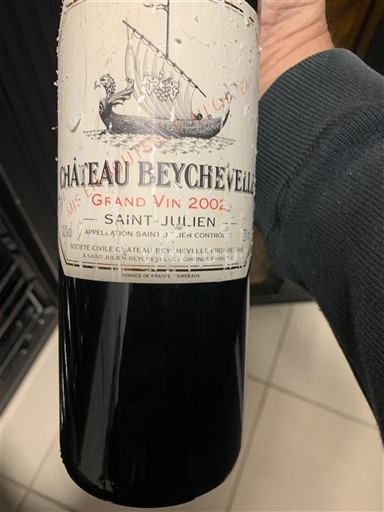 Bordeaux Saint-Julien Château Beychevelle Grand Vin 2002