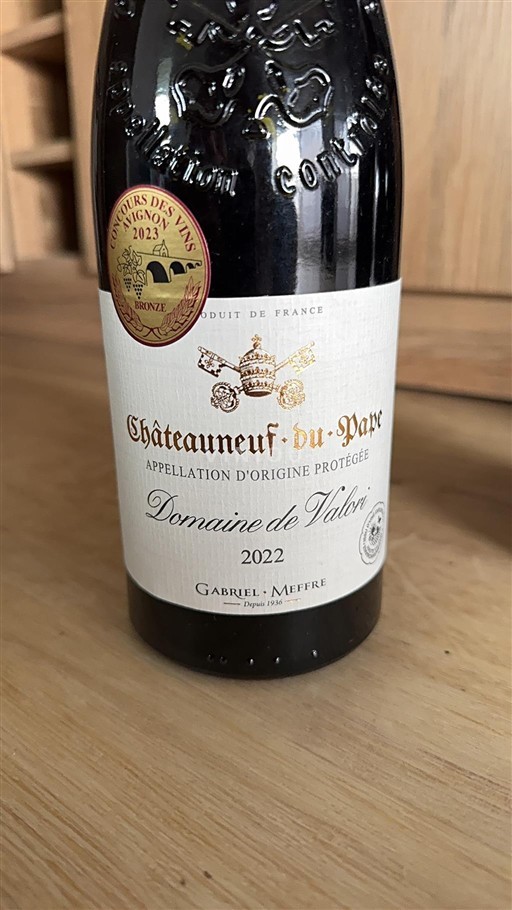 Rhône-dalen Châteauneuf-du-Pape Domaine Valori 2022