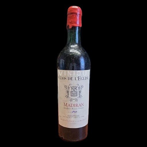 Lounais-Ranska Madiran Clos de l'Eglise 1955