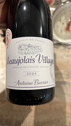 Beaujolais Beaujolais Villages Antoine Barrier 2024