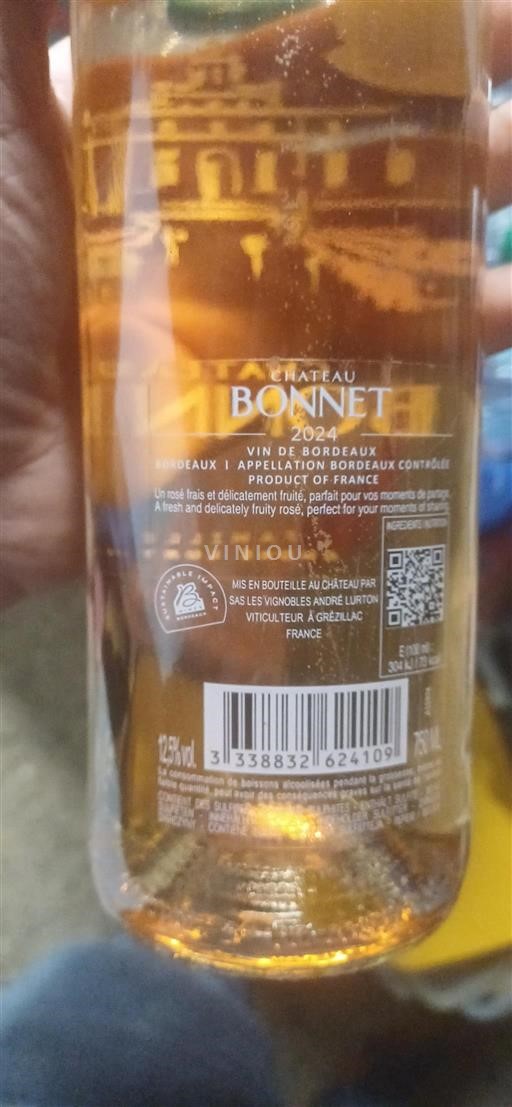 Bordeaux Château Bonnet 2024