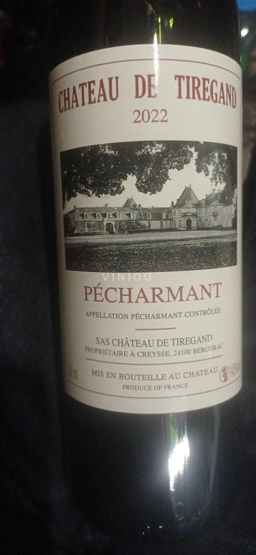 Sydväst Pécharmant Château Tiregand 2022