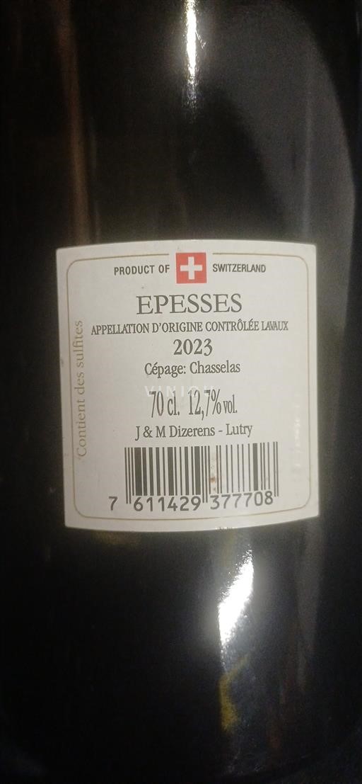 Waadt Nicht spezifiziert J & M Dizerens 2023