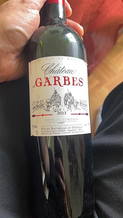 Bordeaux Côtes-de-Bordeaux Château Garbes 2011