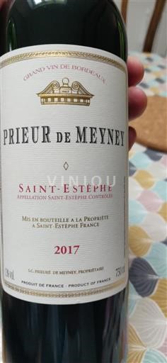 Burdeos Saint-Estèphe Prieur de Meyney 2017
