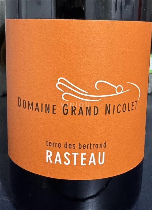 Rona dolina Rasteau Domaine Grand Nicolet Terre des Bertrand 2017