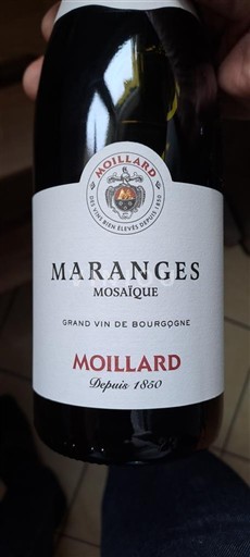 Bourgogne Maranges Grand Cru Moillard Mosaïque 2019