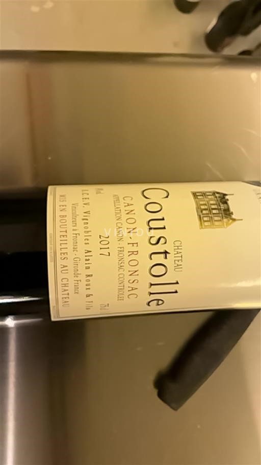Bordeaux Canon-Fronsac Coustolle 2017