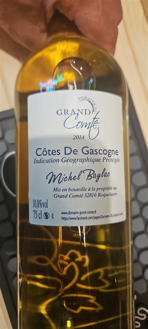 Sudoeste Côtes de Gascogne Domaine Grand Comté 2014