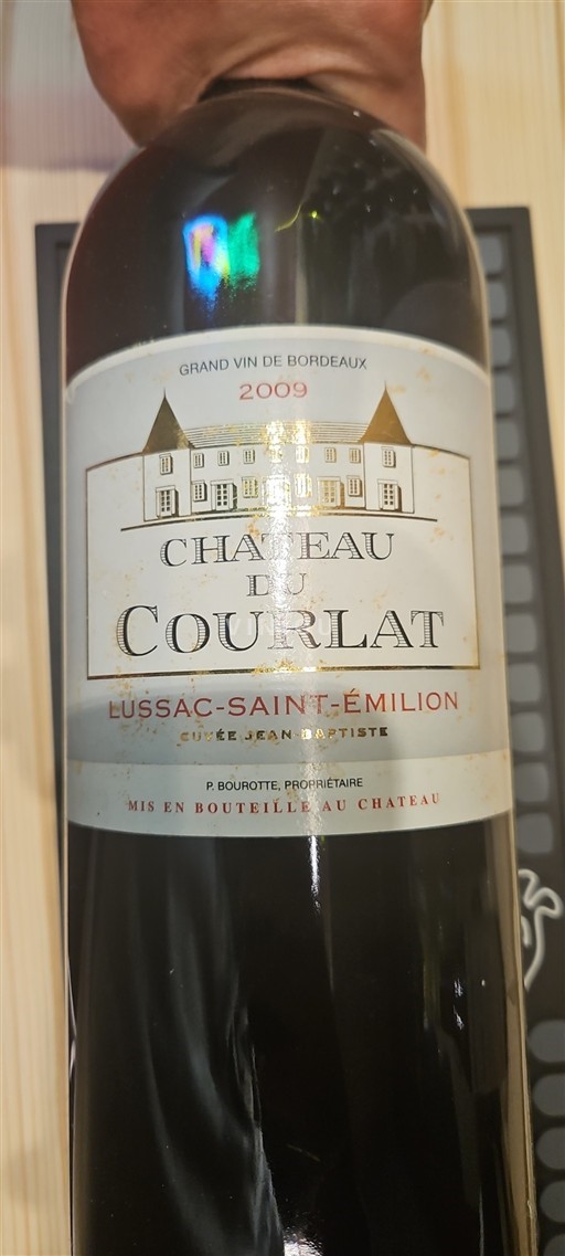 Bordeaux Lussac-saint-émilion Château Courlat Jean-Baptiste 2009