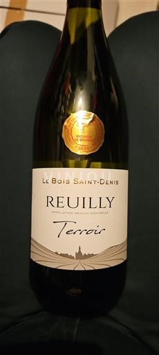 Weine Blanc sec Terroir Le Bois Saint-Denis 2023 Frankreich Loiretal Reuilly AOC