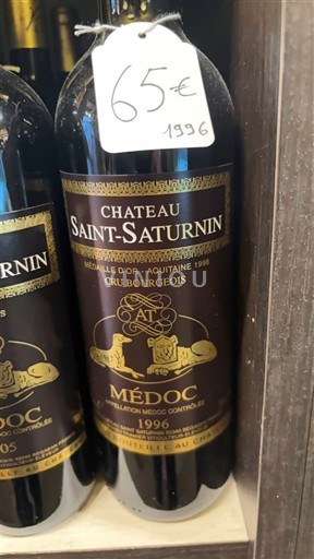 Burdeos Médoc Château Saint-Saturnin 1996