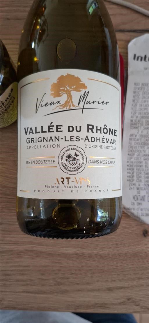 Valle del Rodano Grignan-les-adhémar Vieux Murier 2023 Senza annata